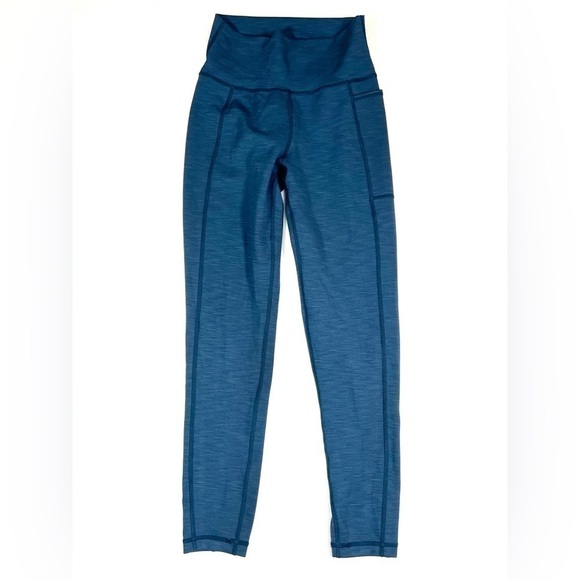 SWEATY BETTY Blue 7/8 Length High Waist Leggings Gorpcore Athleisure Size XS - Picture 1 of 7